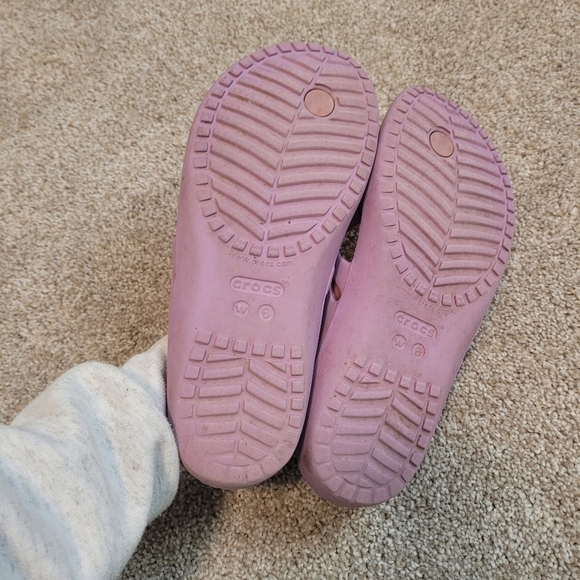 Crocs Womens Flip Flop Sandals Size 6 Purple Lavender - Picture 5 of 5